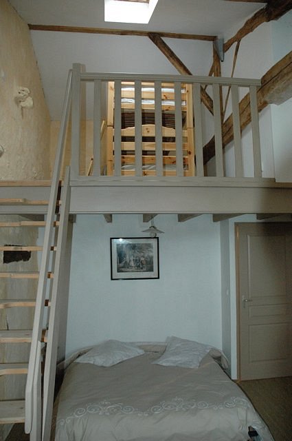 Chambre avec mezzanine